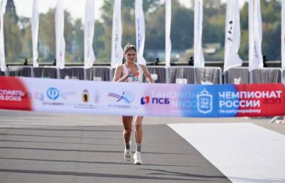 Рязанка завоевала звание чемпионки России по полумарафону